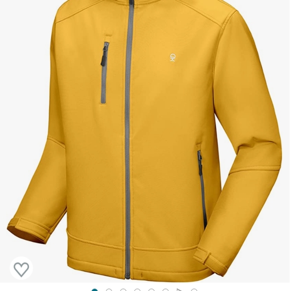 Men's size large,little donkey Andy yellow jacket. - Picture 3 of 6